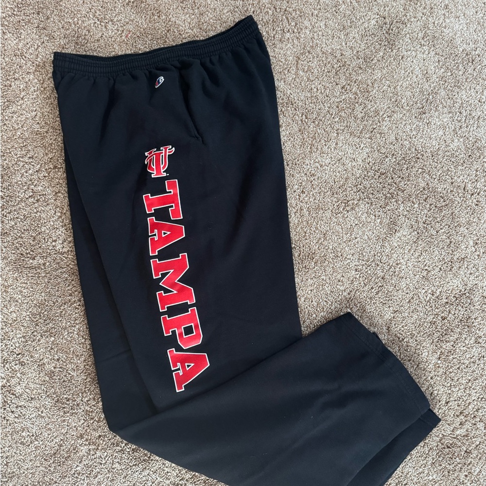 Mens XL Champion Black Sweatpants UT - Picture 3 of 4